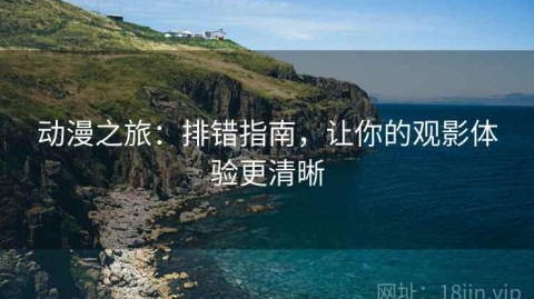动漫之旅：排错指南，让你的观影体验更清晰