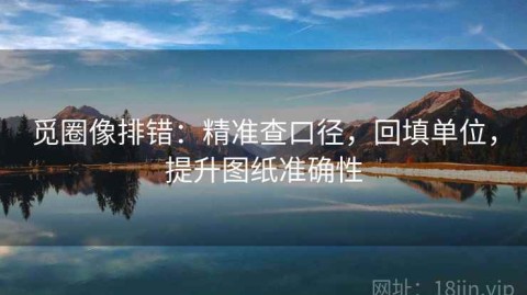 觅圈像排错：精准查口径，回填单位，提升图纸准确性