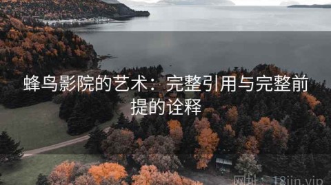 蜂鸟影院的艺术：完整引用与完整前提的诠释
