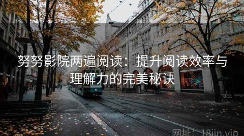 努努影院两遍阅读：提升阅读效率与理解力的完美秘诀