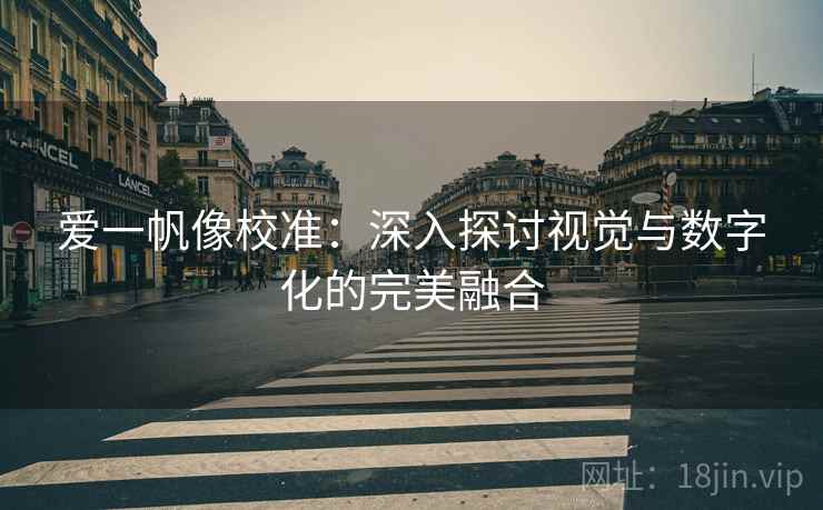 爱一帆像校准：深入探讨视觉与数字化的完美融合