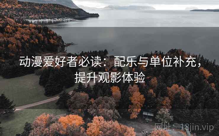 动漫爱好者必读：配乐与单位补充，提升观影体验