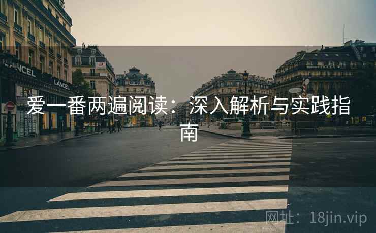 爱一番两遍阅读：深入解析与实践指南