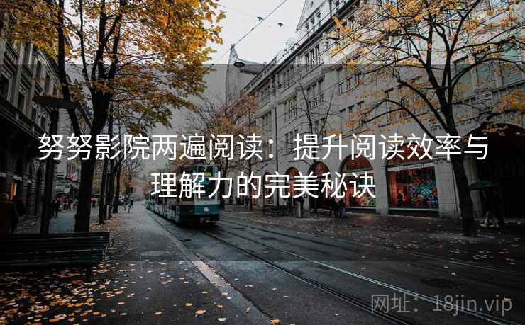 努努影院两遍阅读：提升阅读效率与理解力的完美秘诀